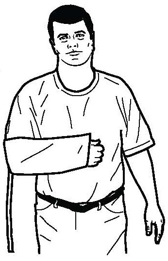 WearingShoulderSling1