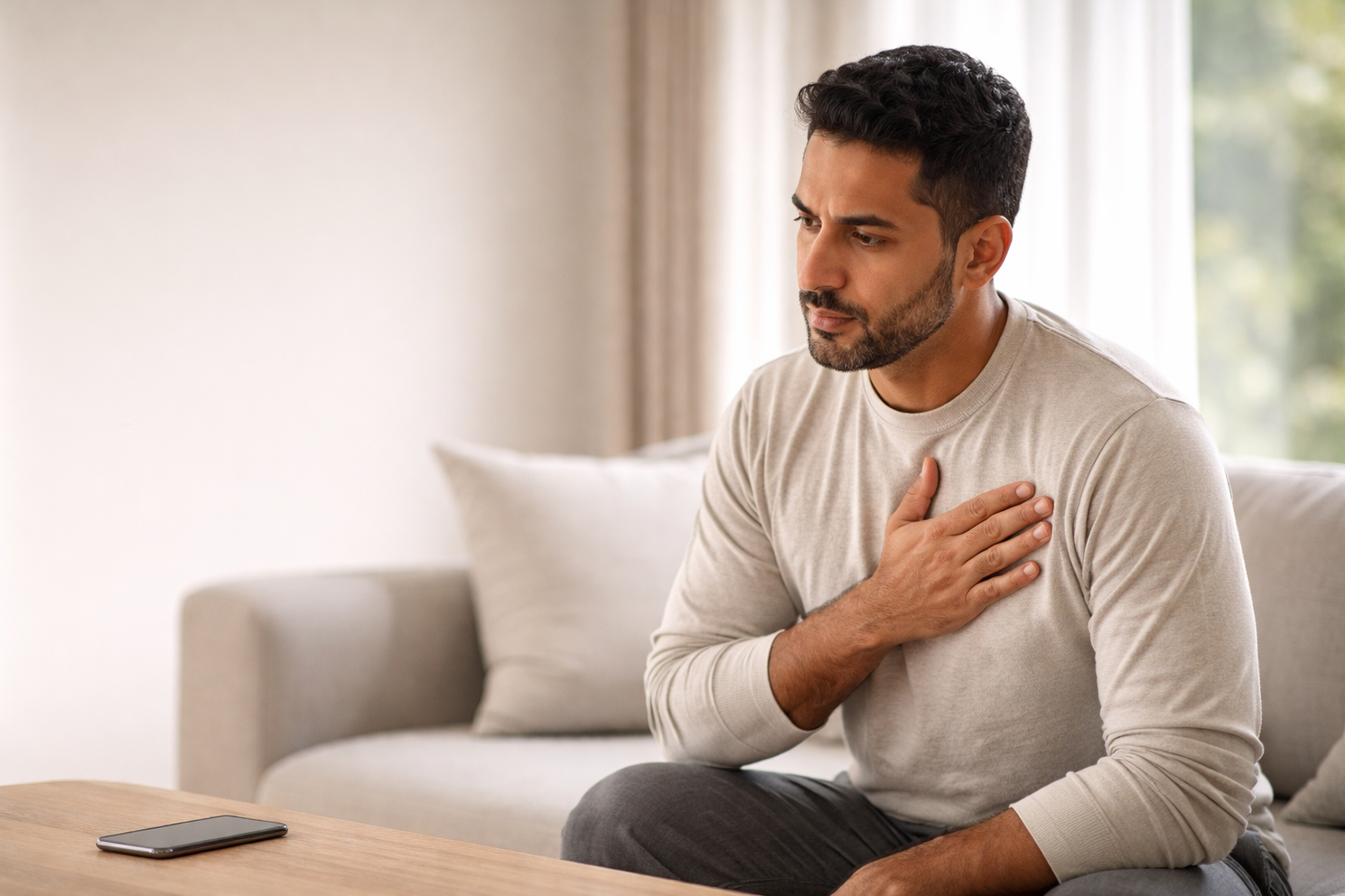 متى يكون ألم الصدر علامة خطر؟